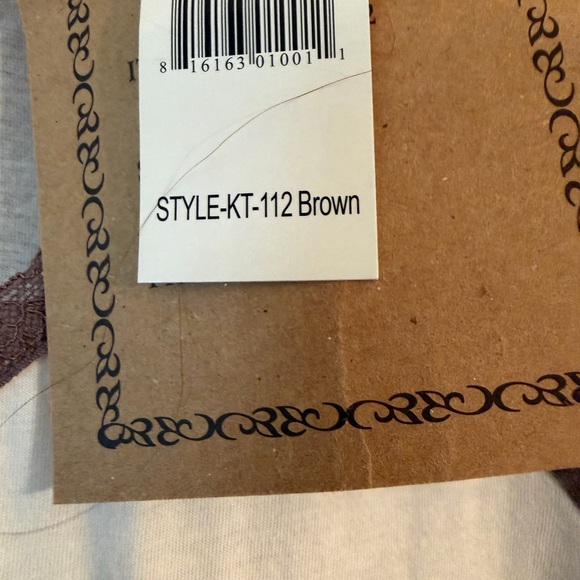 Cowgirl Legend Western Graphic Raglan Tee Wings Fleur De Lis 3/4 Sleeve - Picture 5 of 8